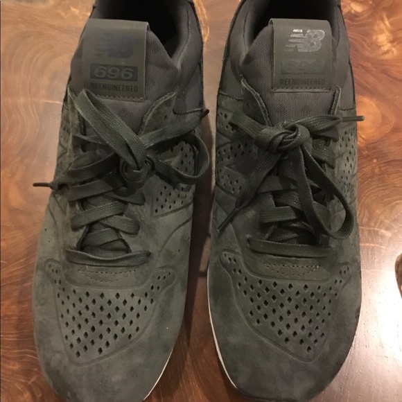 green suede new balance